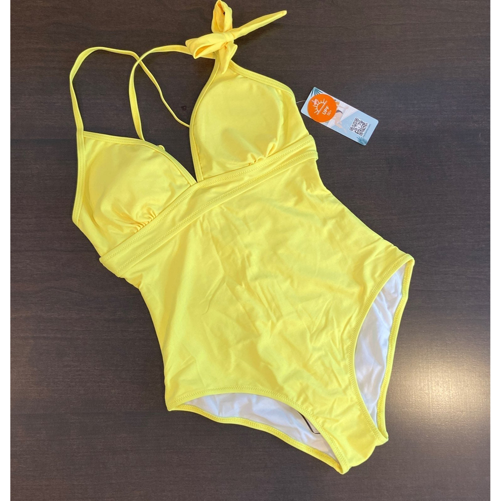 My Charmo Halter One Piece Swimsuit NWT